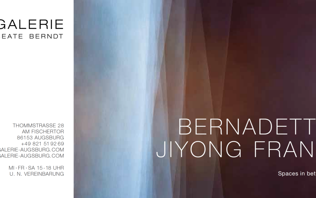 Solo Exhibition with Galerie Beate Berndt, Augsburg, Germany